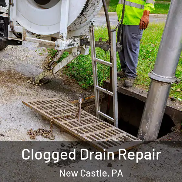  Clogged Drain Repair New Castle, PA