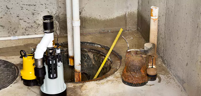 Installing Sump Pump in Finished Basement in New Castle, PA
