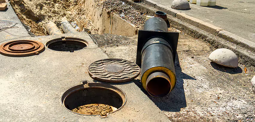 Lateral Sewer Line Replacement in New Castle