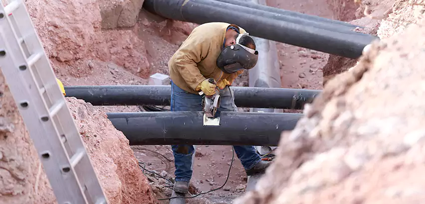 Cast Iron Sewer Pipe Replacement in New Castle